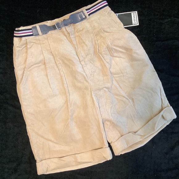 VTG Pleated Corduroy Shorts - Picture 1 of 2